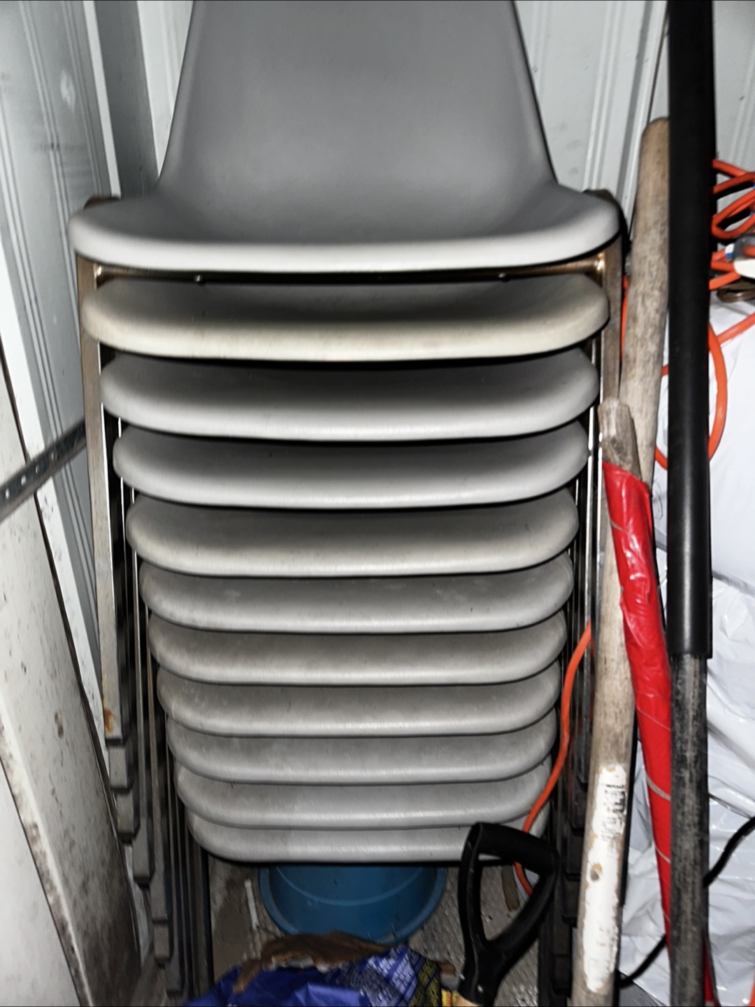 Vintage grey Stacking Chair
