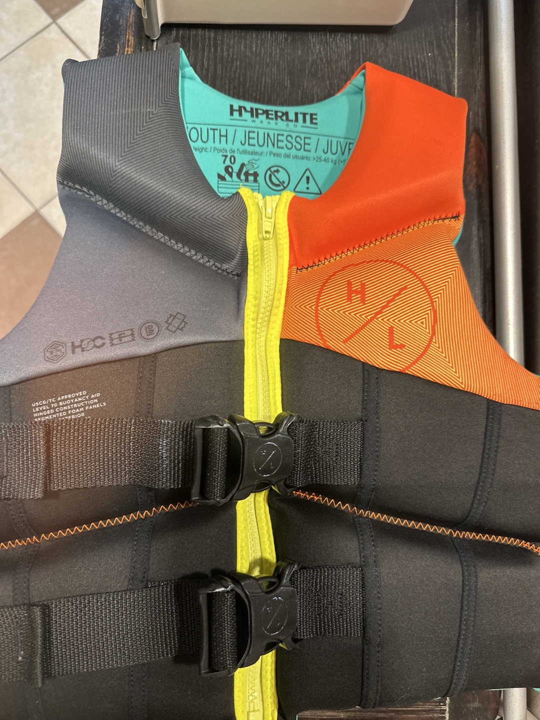 Hyperlite Youth Life Vest - Size 70 - photo 2