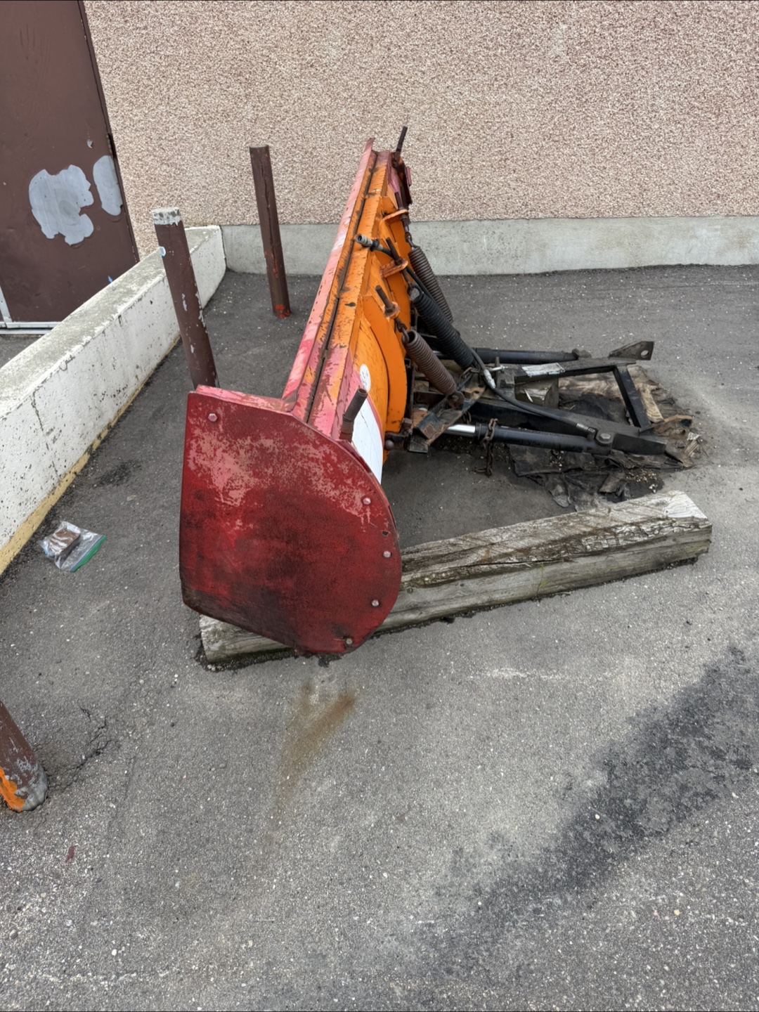 Used Snow Plow - Red & Orange - photo 2