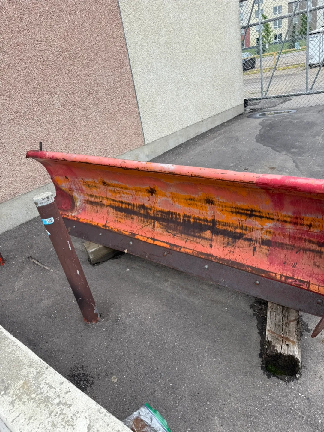 Used Snow Plow - Red & Orange image indicator(3)