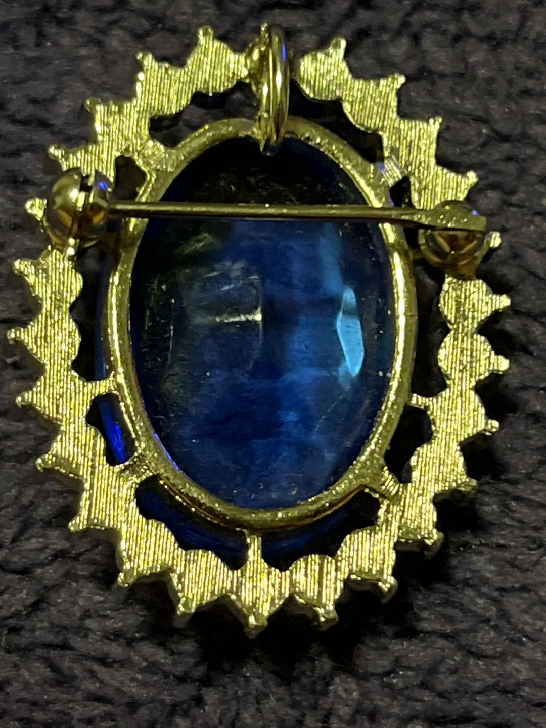 Blue Stone Brooch/ Pendant image indicator(3)