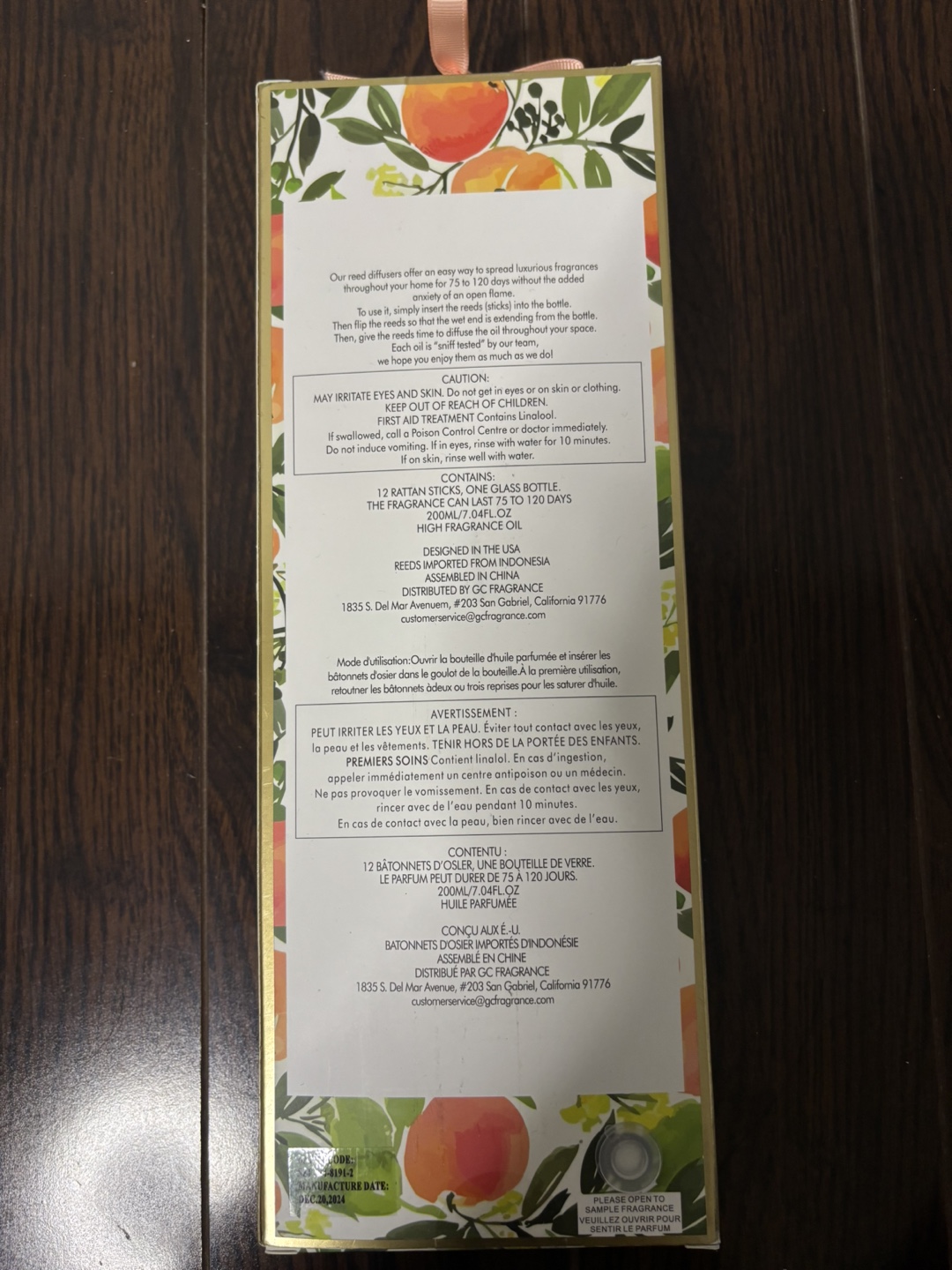 Peach Mango high fragrance diffuser - photo 2