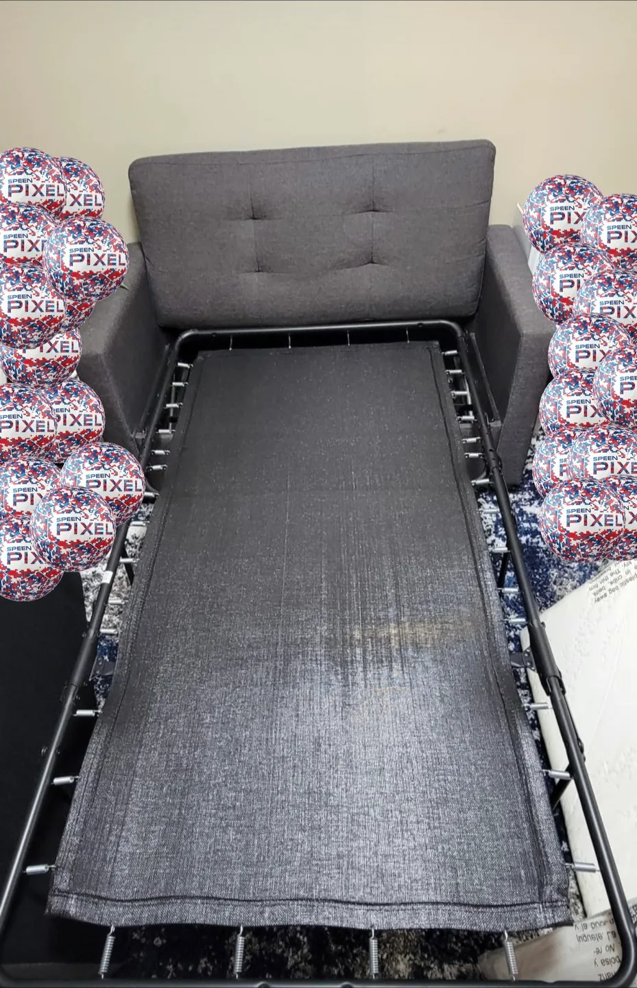 Gray Sofa Bed image indicator(4)