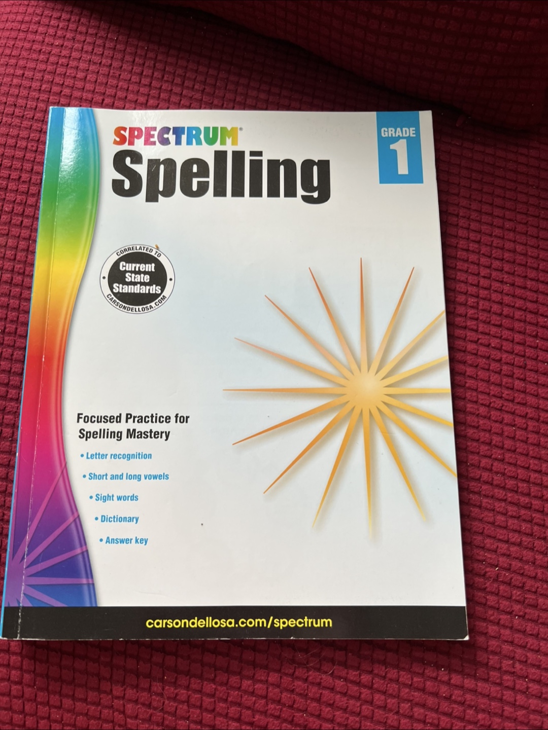 Spectrum Spelling Grade 1 Workbook