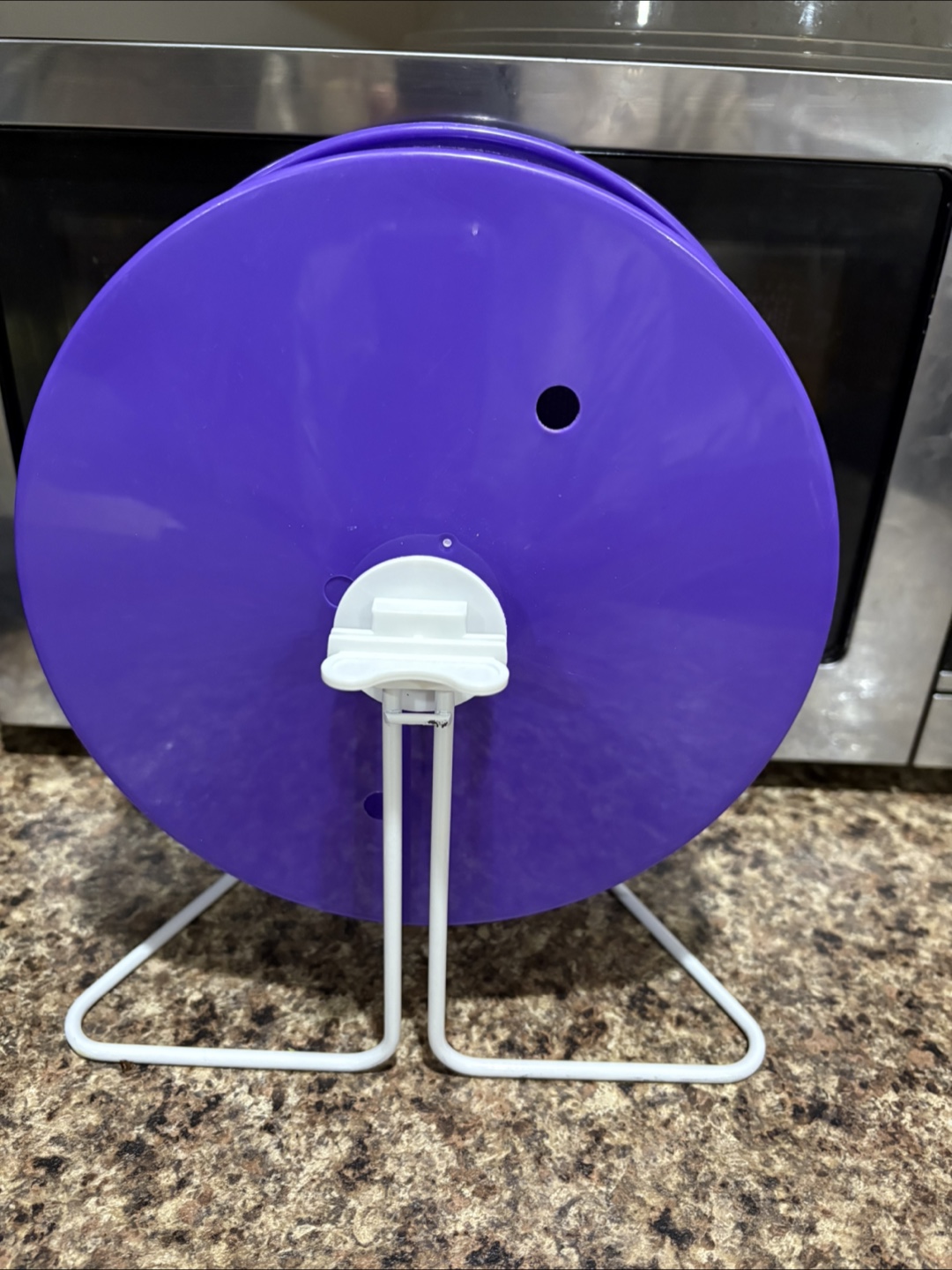 Purple Hamster Exercise Wheel - photo 3