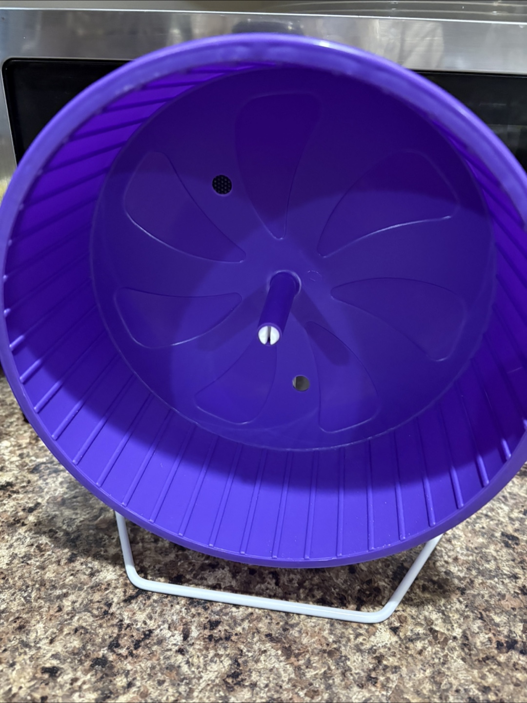 Purple Hamster Exercise Wheel