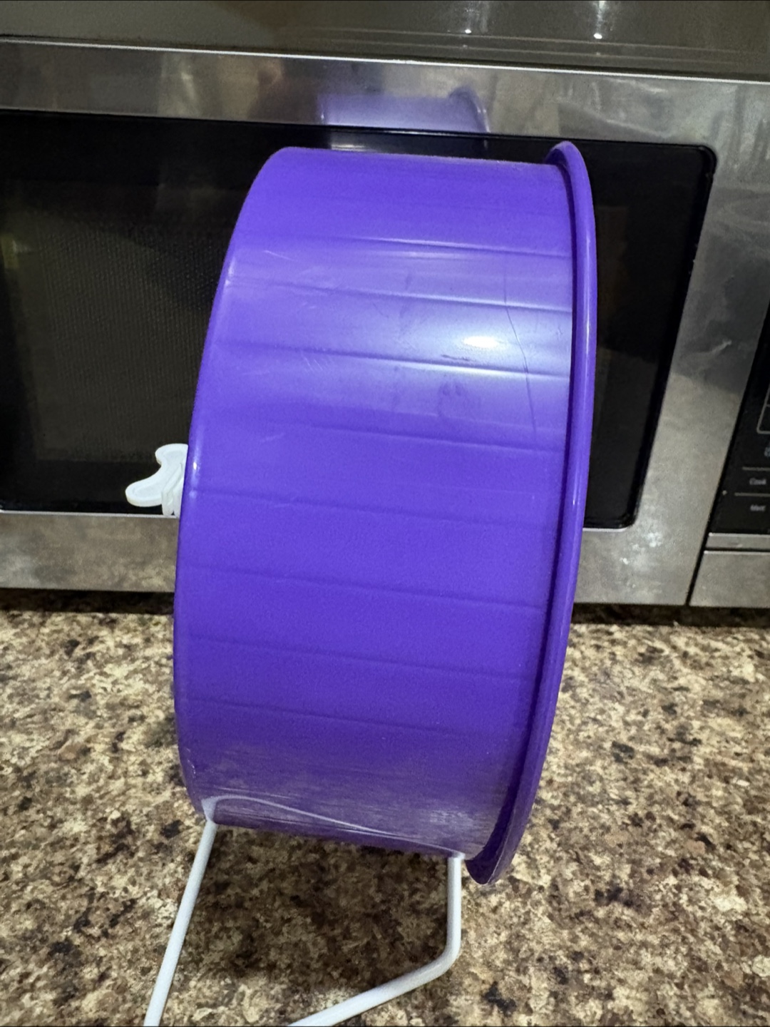 Purple Hamster Exercise Wheel - photo 2