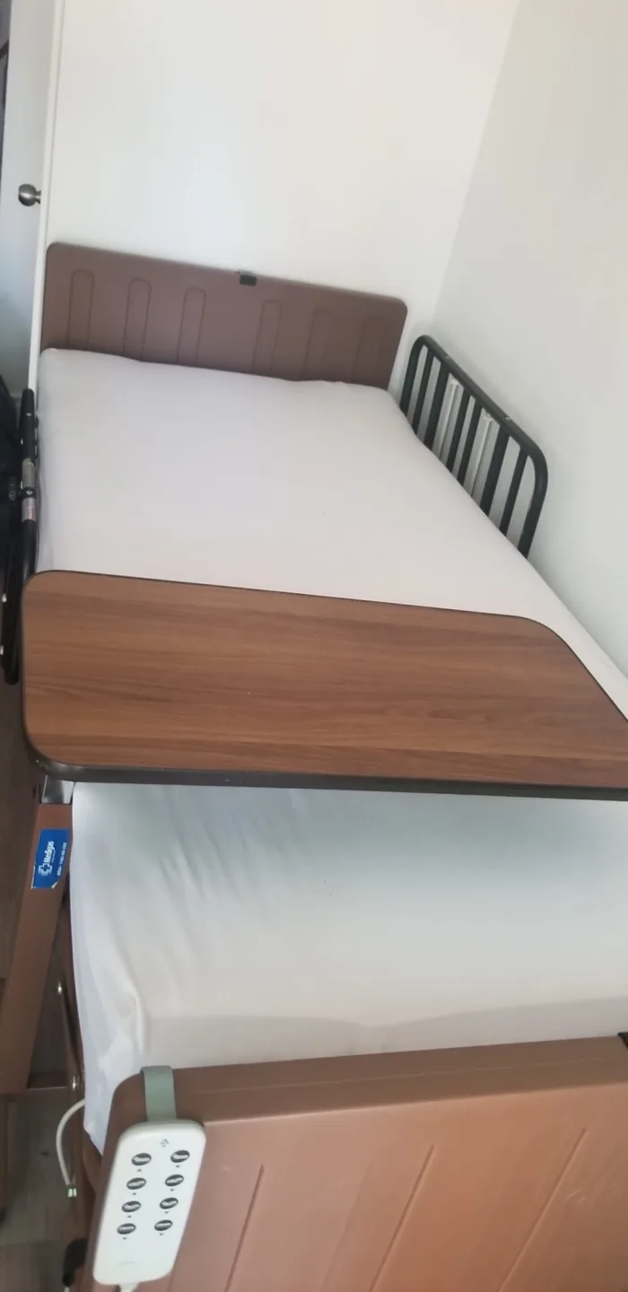 Adjustable Hospital Bed with Side Table image indicator(2)