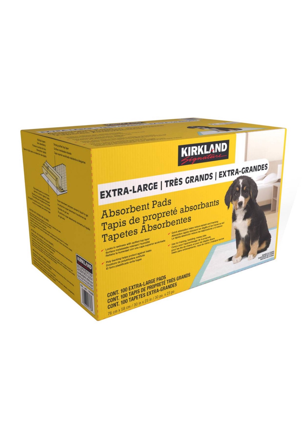 Kirkland Signature Extra-Large Absorbent Pads (100 count)