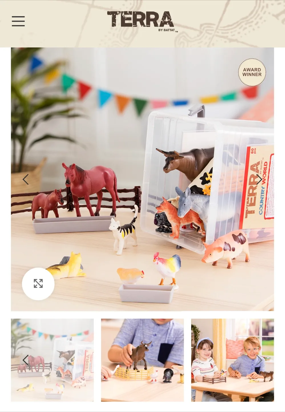 Terra by Battat Country World Animal Set image indicator(3)