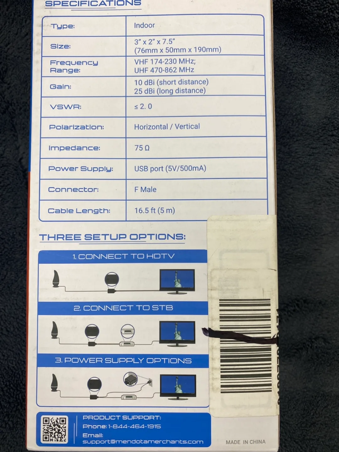 HDTV Digital Antenna - Indoor, Full 1080, 4K Ultra HD image indicator(2)