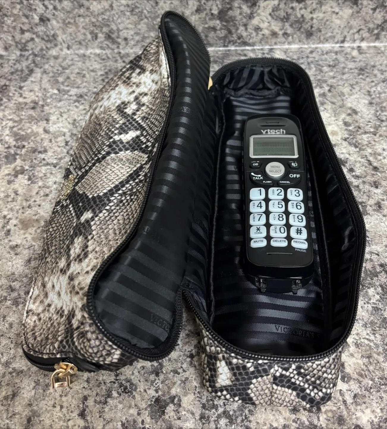 Victoria's Secret Snakeskin Print Travel Case image indicator(5)