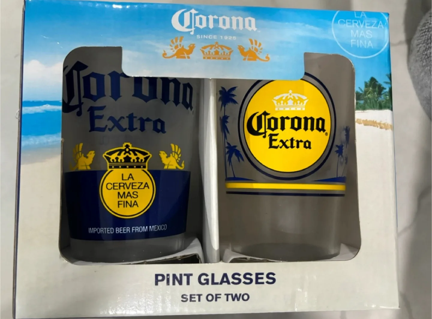 Corona Extra Pint Glasses - Set of Two thumbnail