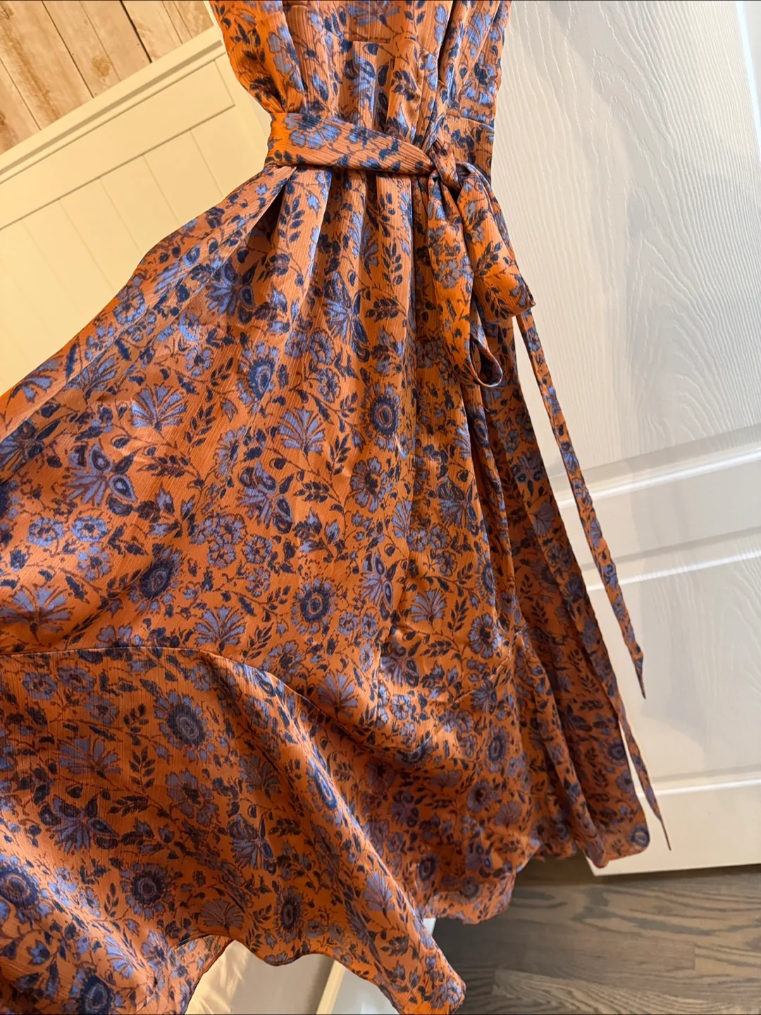 Club Monaco Printed Wrap Dress - Size 2 image indicator(2)