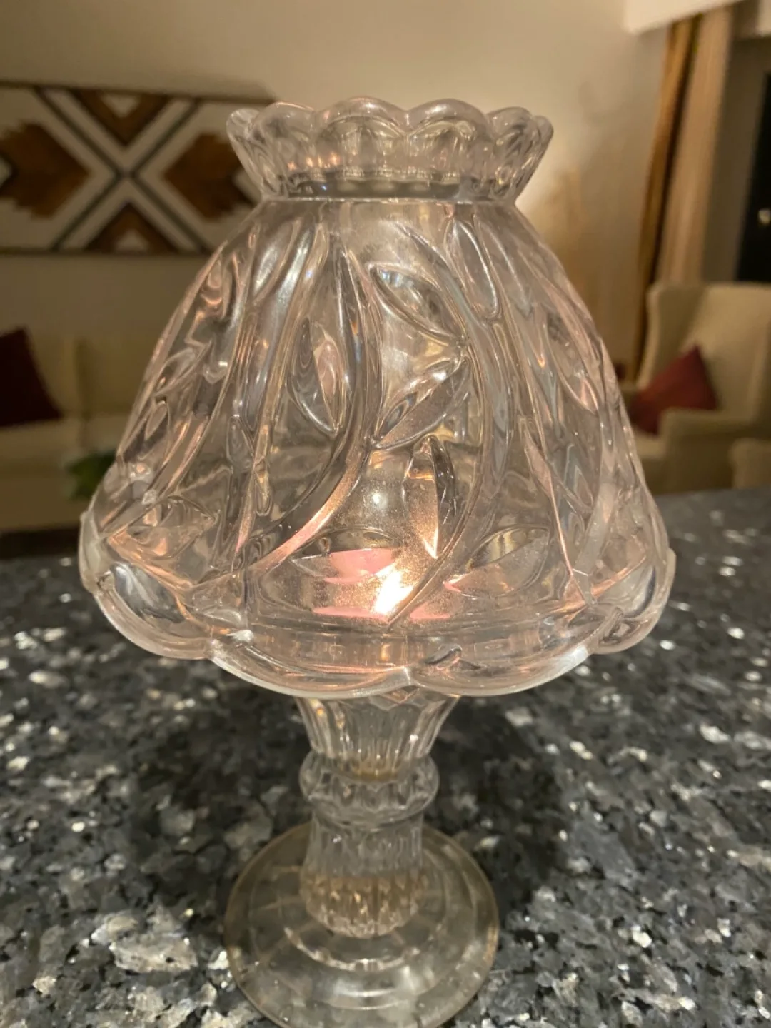 Clear Glass Candle Holder image indicator(3)