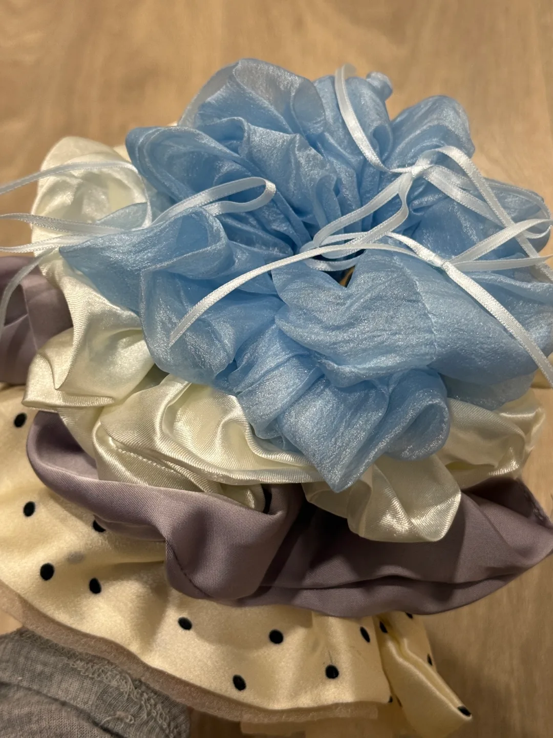 Assorted Handmade Scrunchies - Hair Accessories thumbnail
