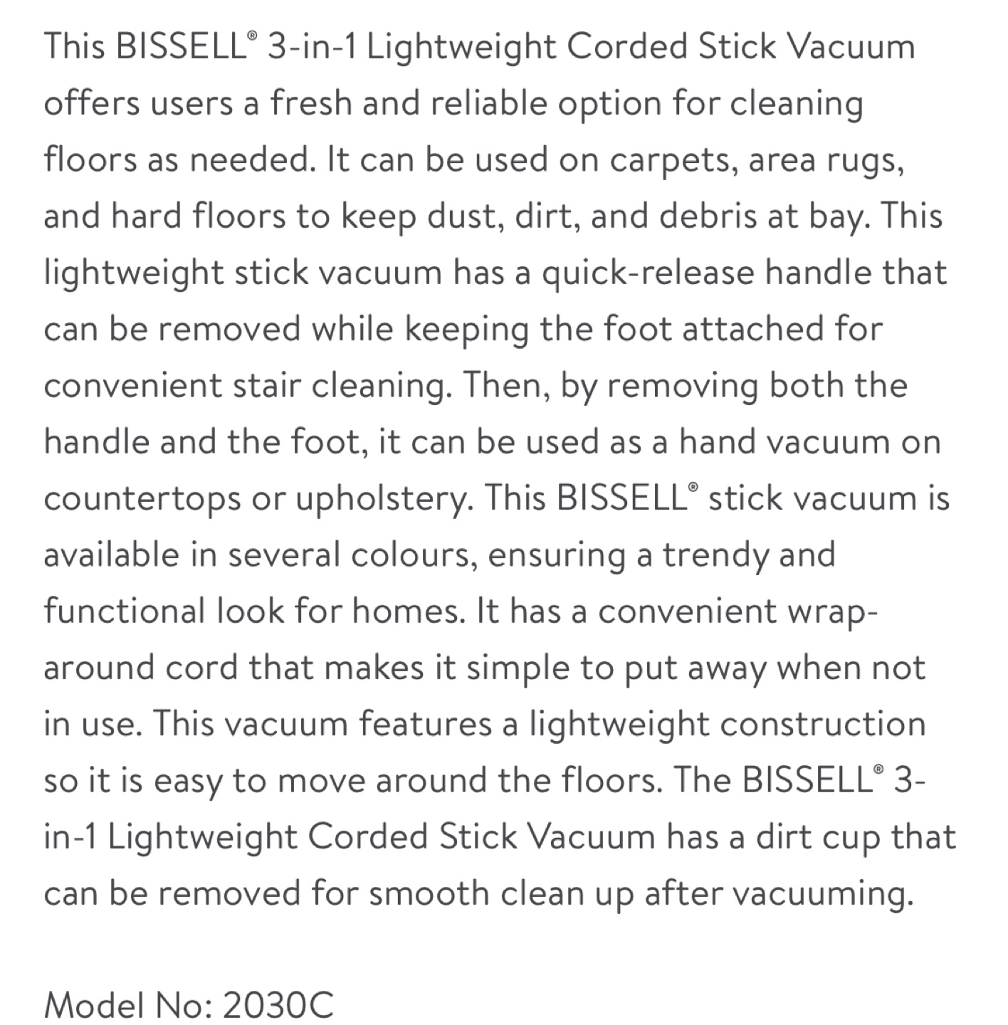 Moving Sale - Bissell 3-in-1 Vacuum - photo 5