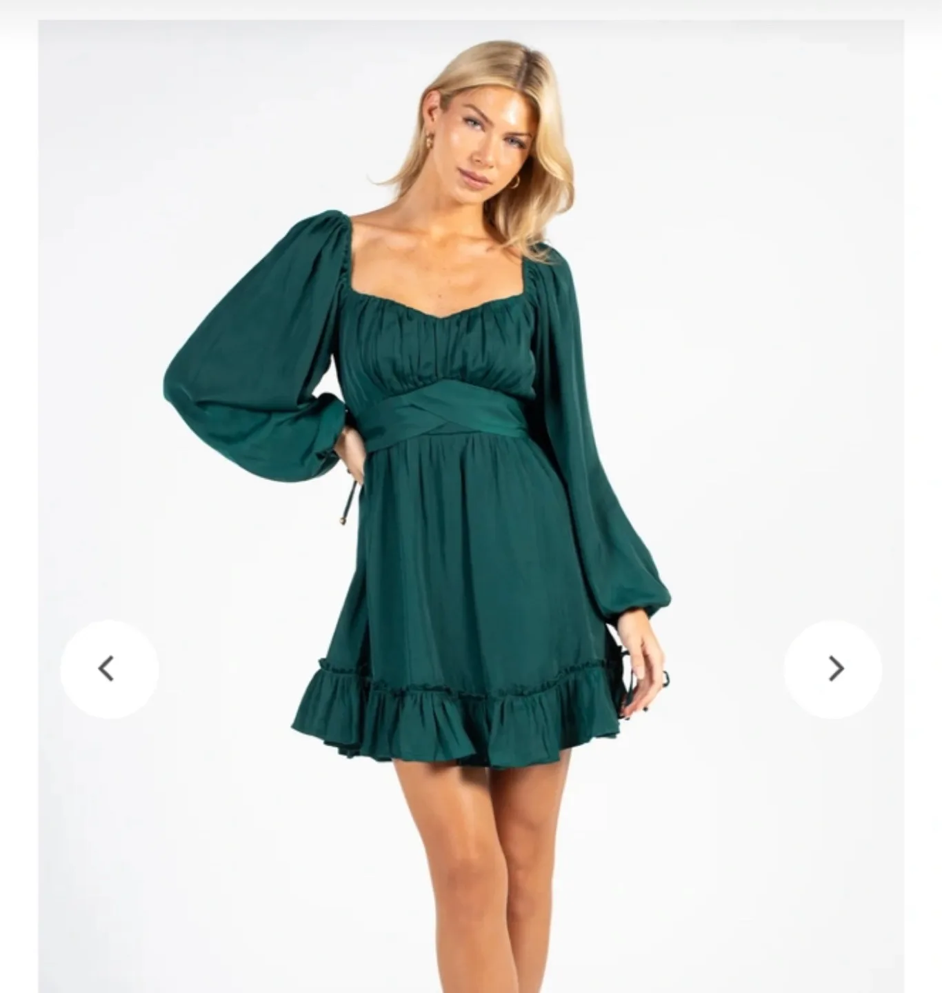 Honey-  Harlow Tie Satin Dress thumbnail