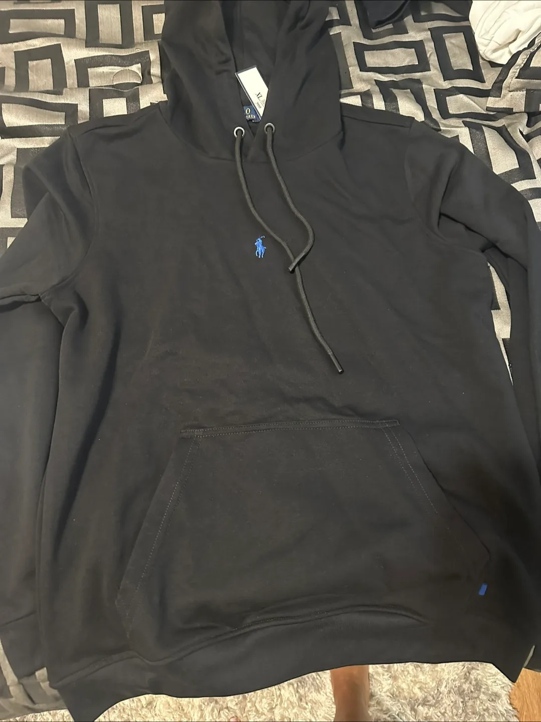 Ralph Lauren Black Hoodie - XL thumbnail