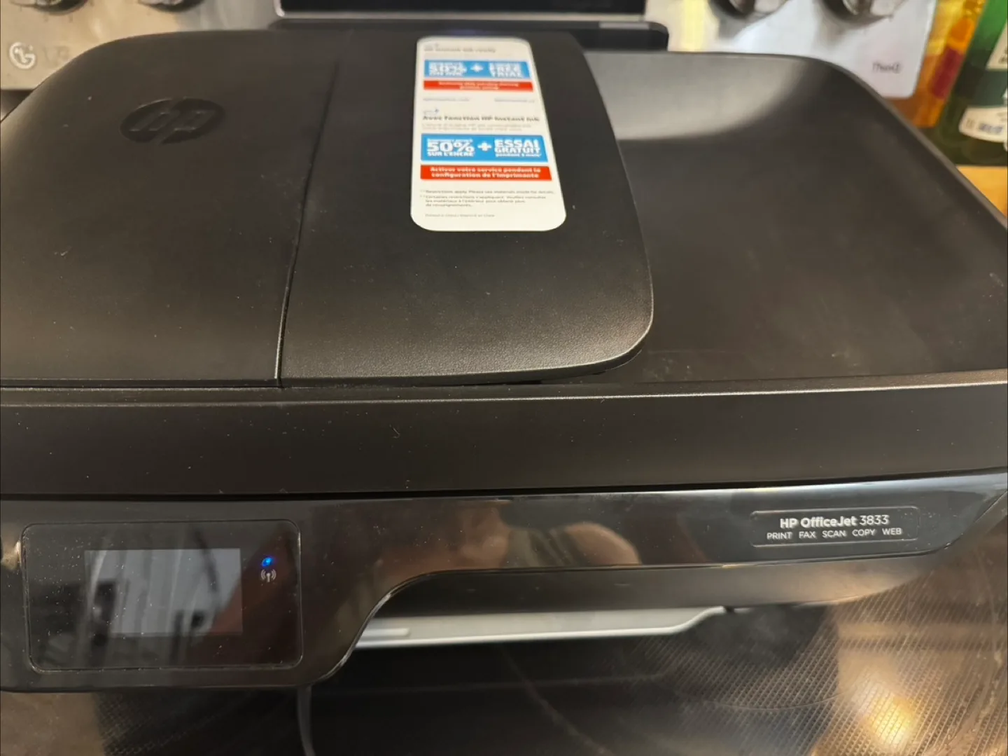 HP OfficeJet 3833 Printer - Print, Scan, Copy, Web thumbnail