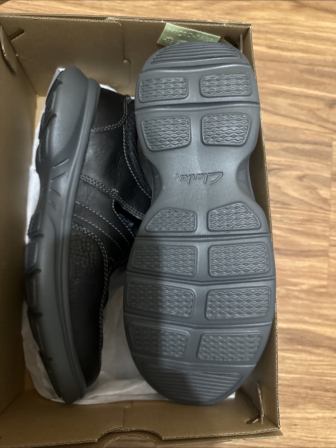Clarks Collection Black Leather Sandals - photo 3