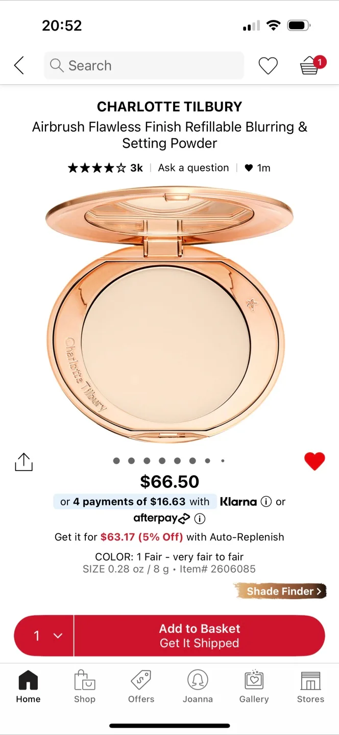 Charlotte Tilbury Airbrush Flawless Finish Powder image indicator(4)