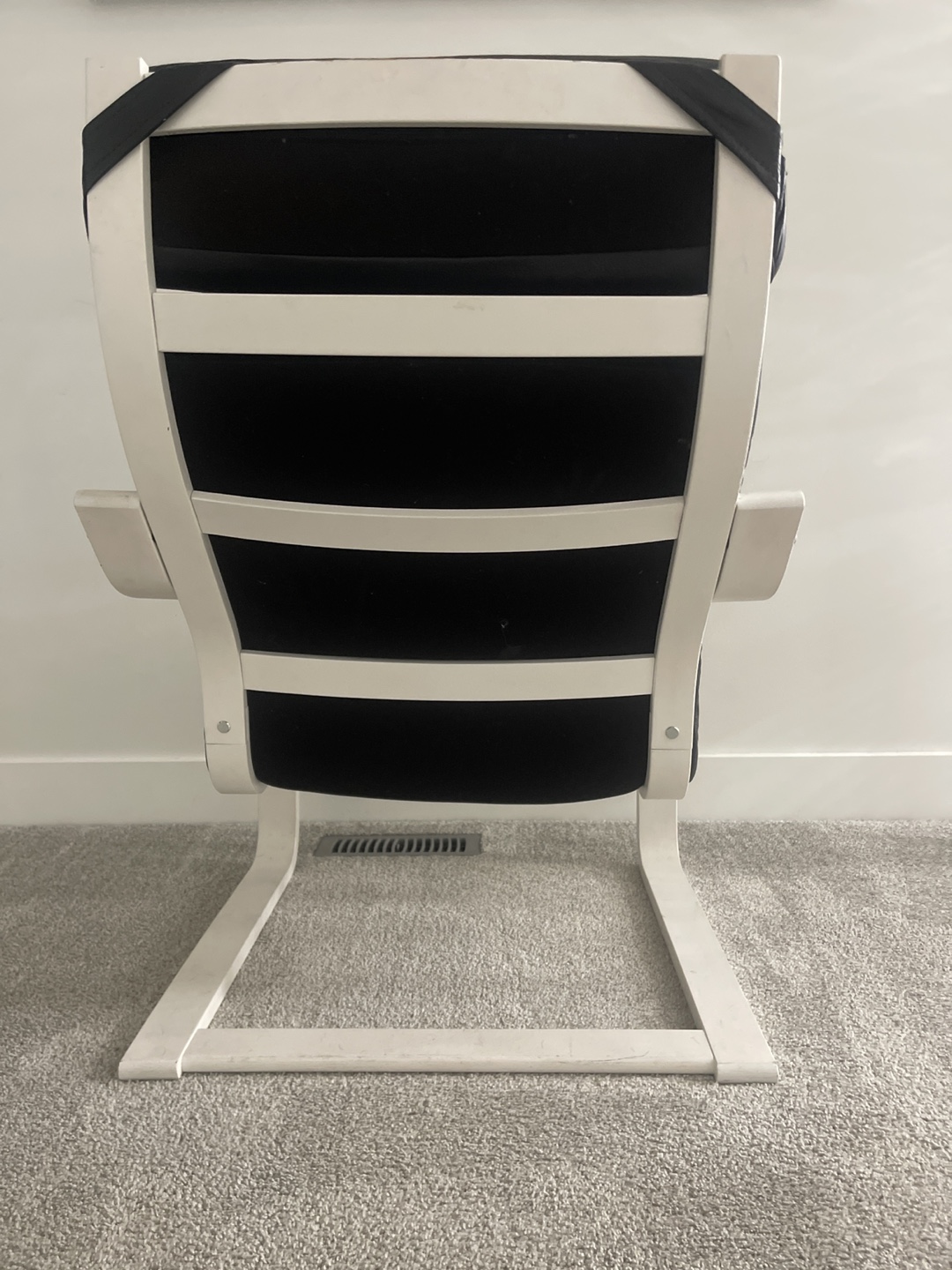 IKEA Poang Chair - Black Leather - photo 2