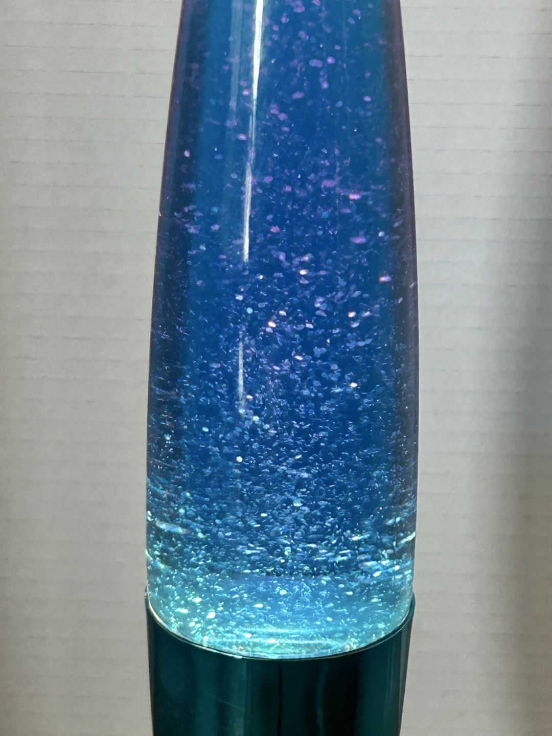 Blue Glitter Lava Lamp - photo 2