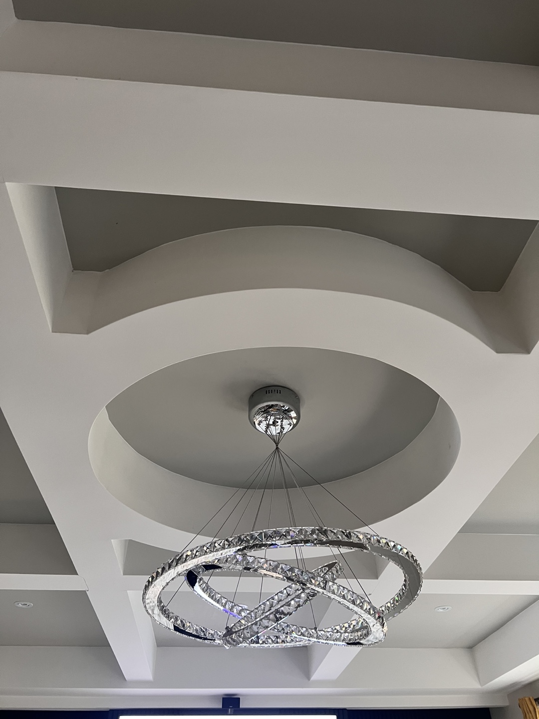 Crystal LED Ring Chandelier - photo 4