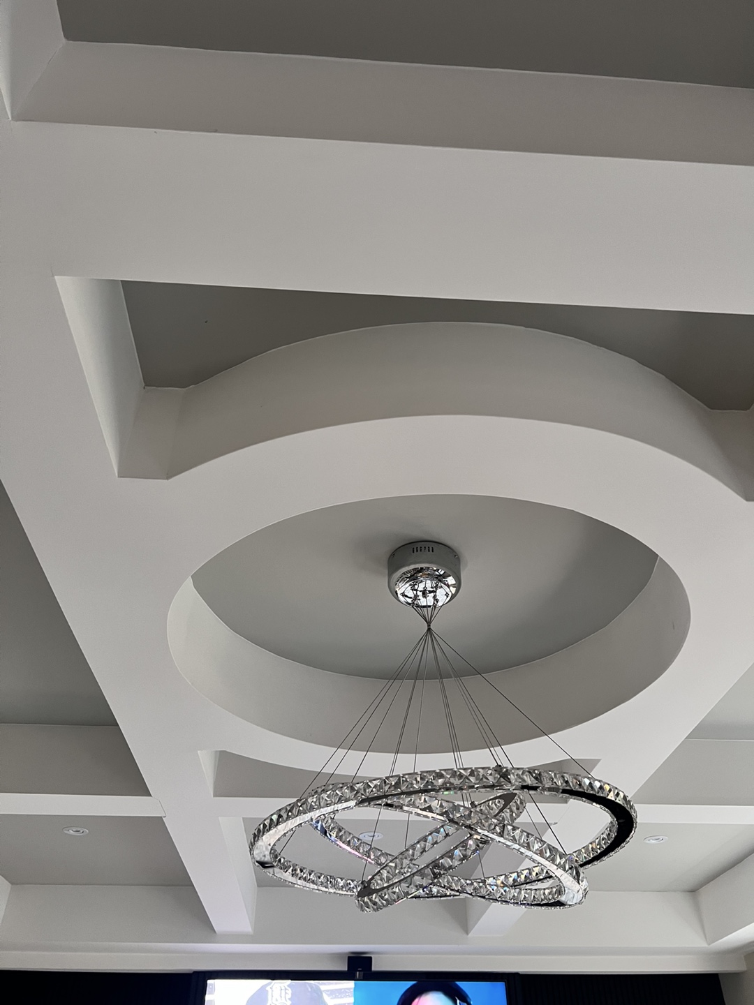 Crystal LED Ring Chandelier - photo 5