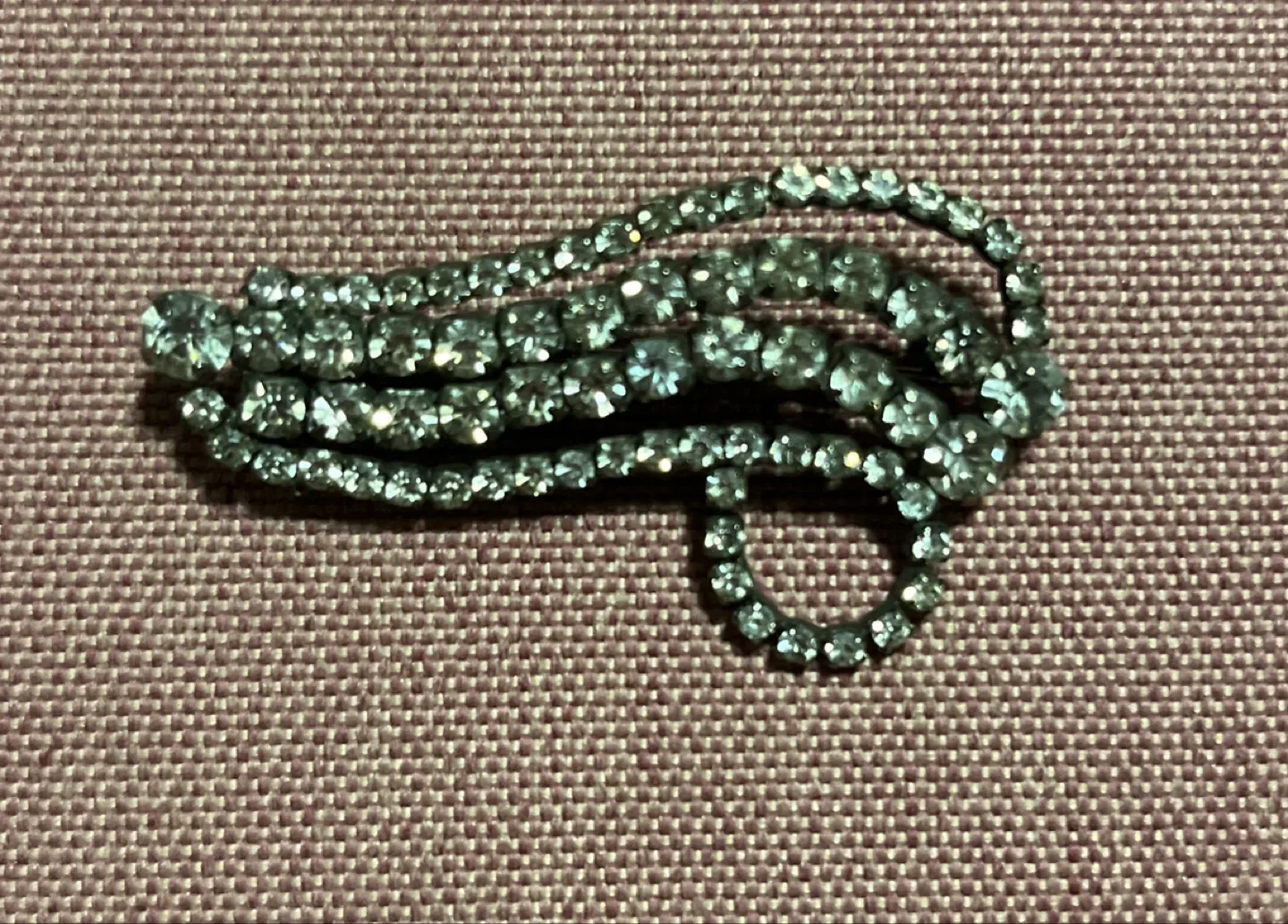 Vintage Rhinestone Brooch thumbnail