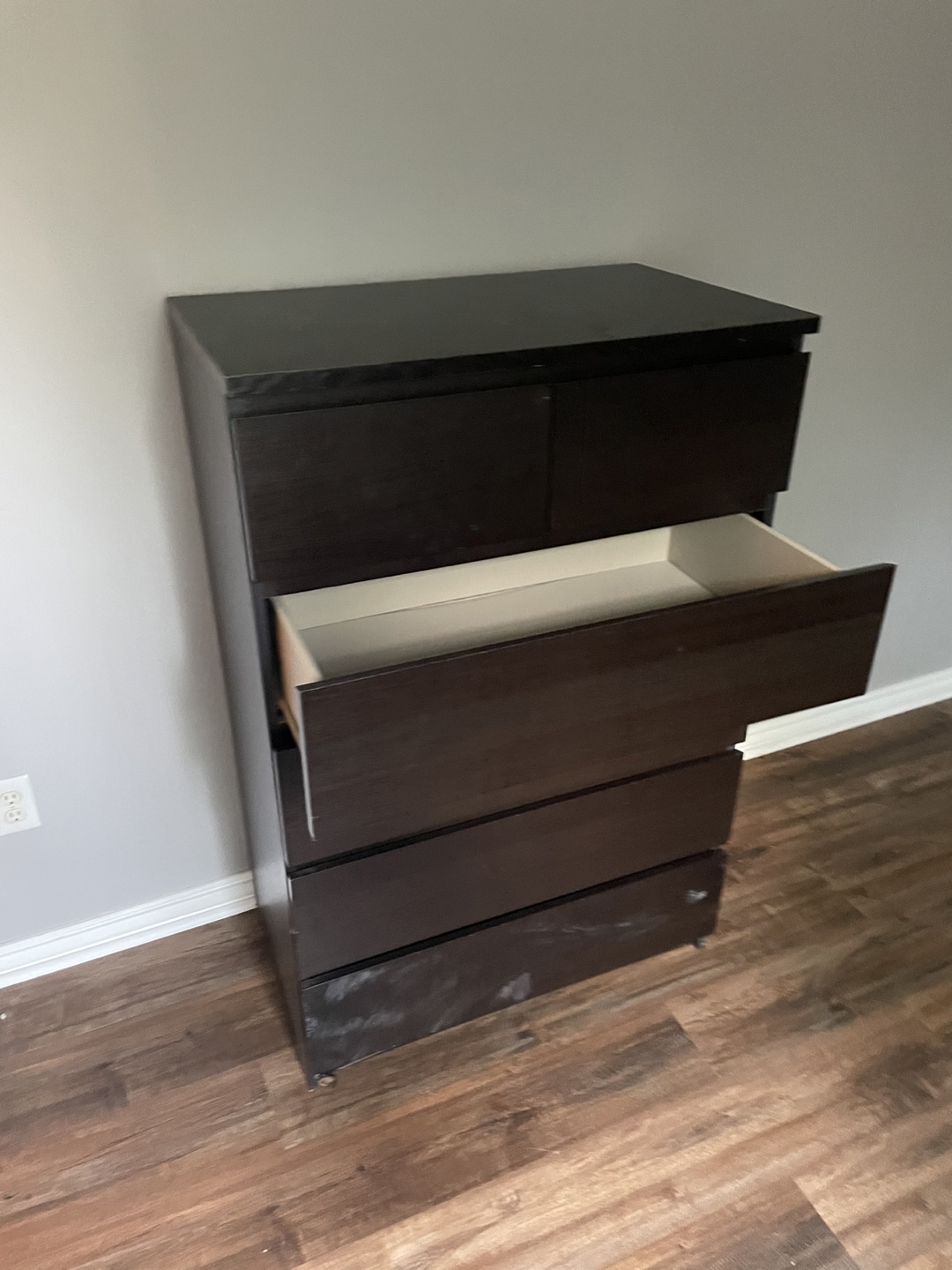 Dark Brown Chest of Drawers