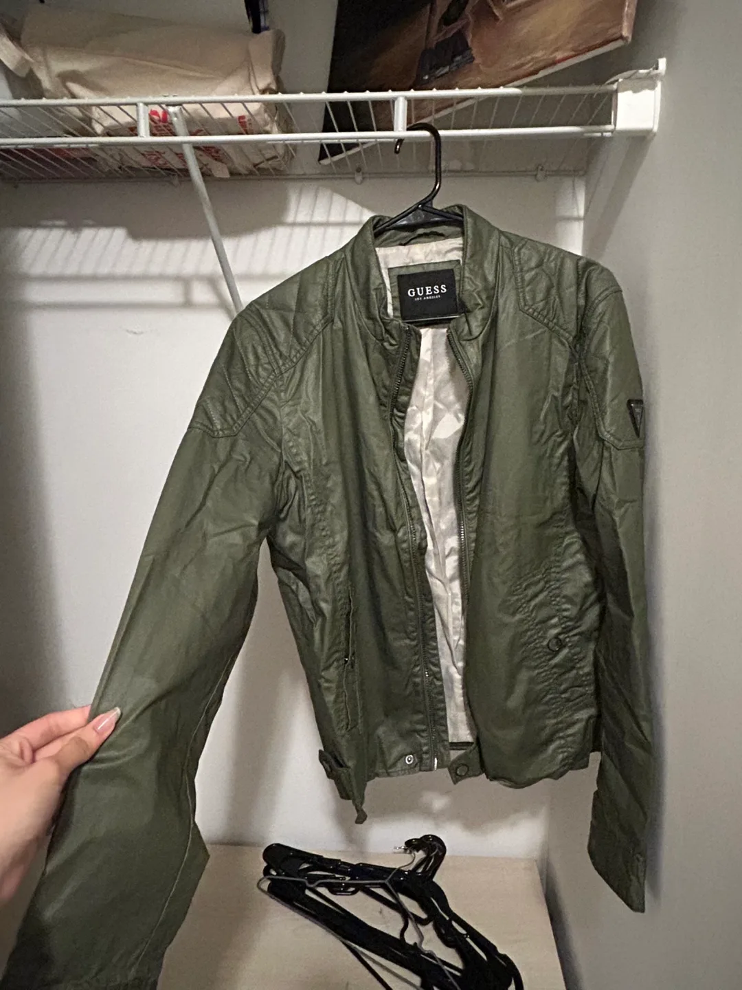 Guess Vintage Olive Green Jacket thumbnail