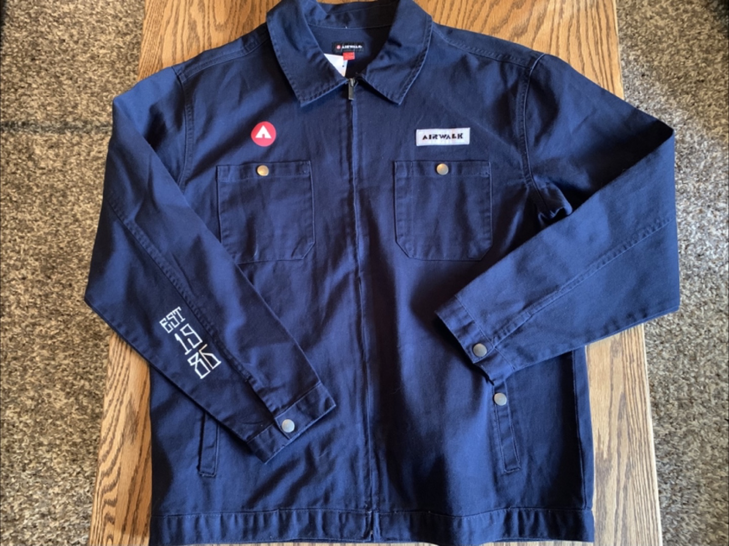 Airwalk Navy Blue Jacket XL
