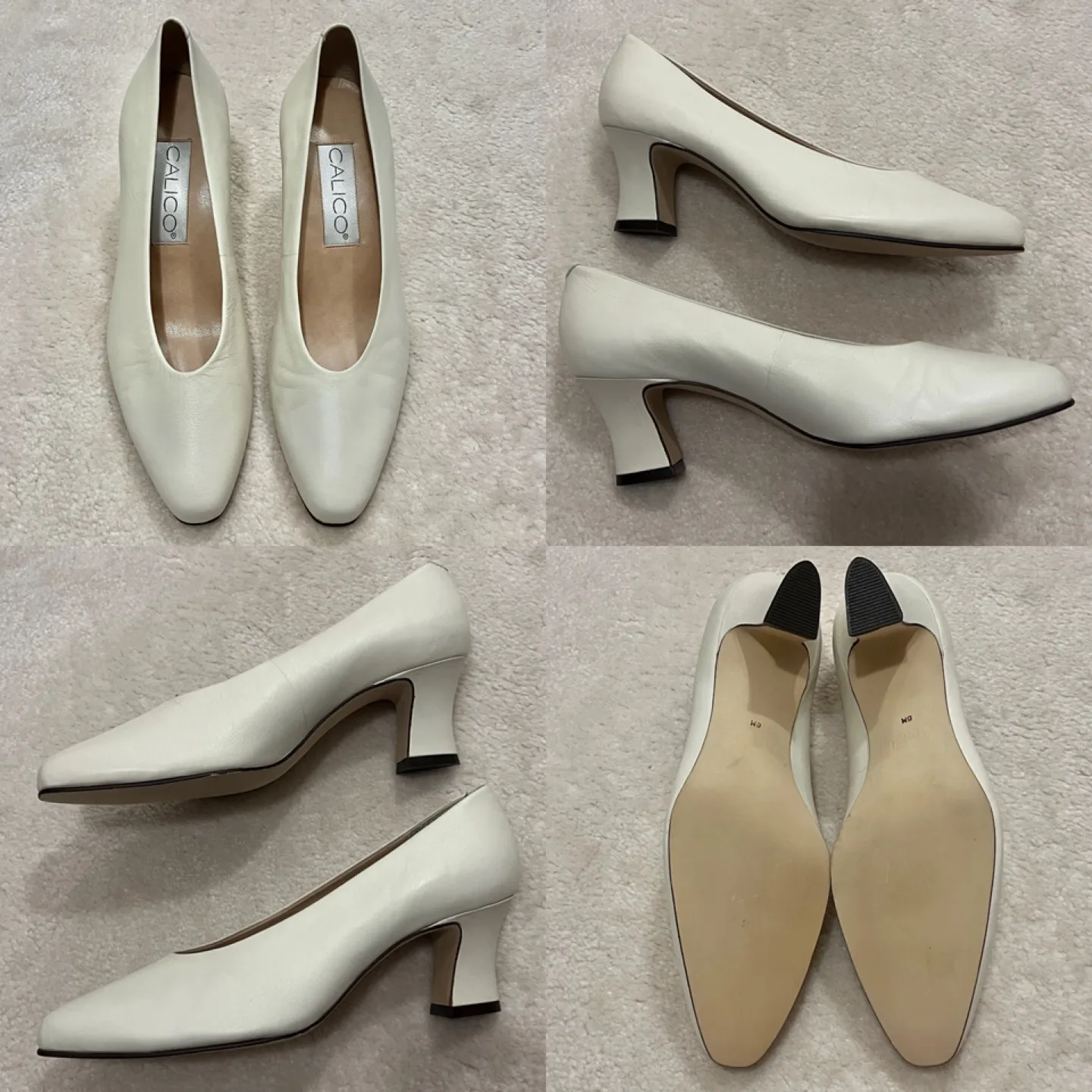 Vintage Calico Ivory Heels thumbnail