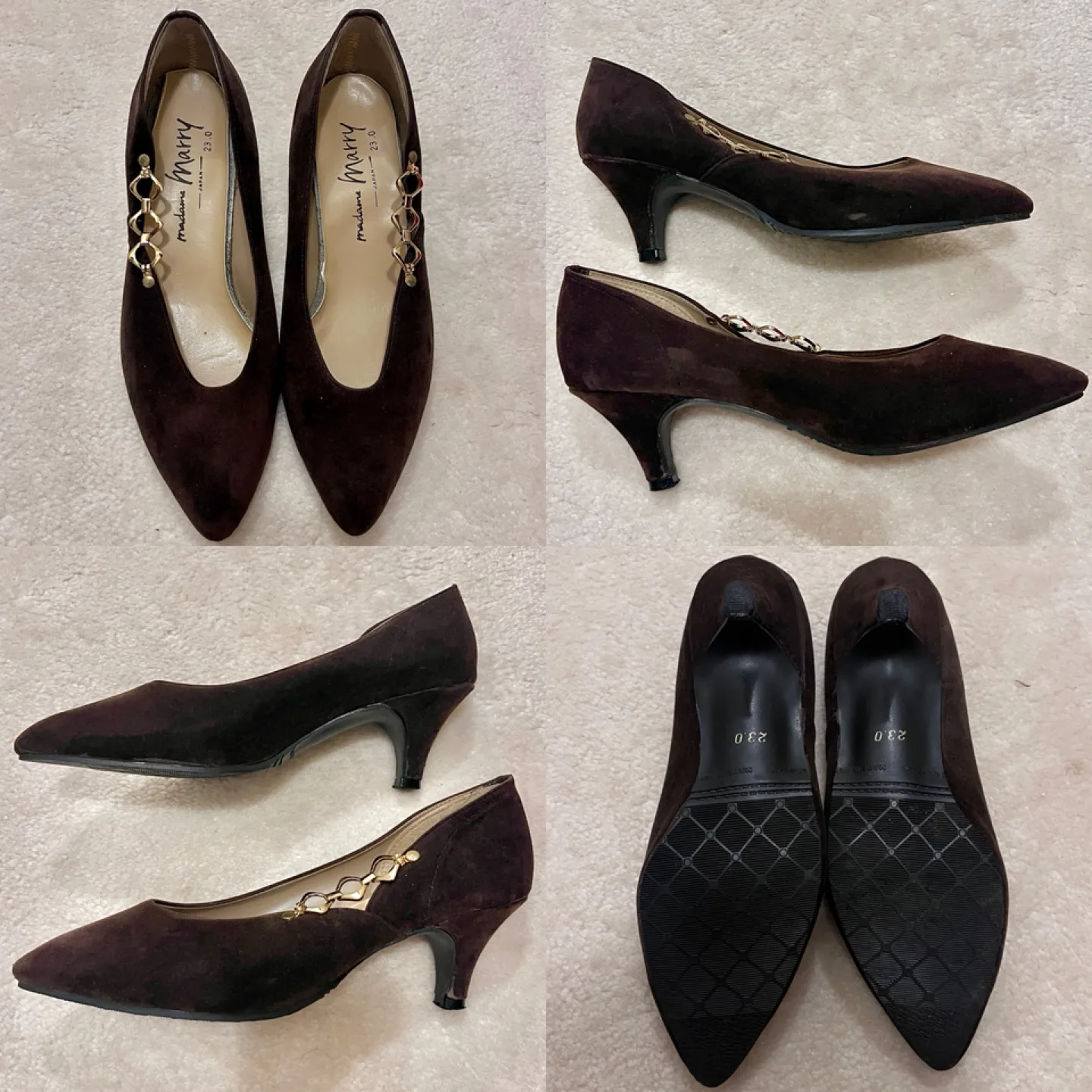 Vintage Madame Marry - Suede Heels thumbnail