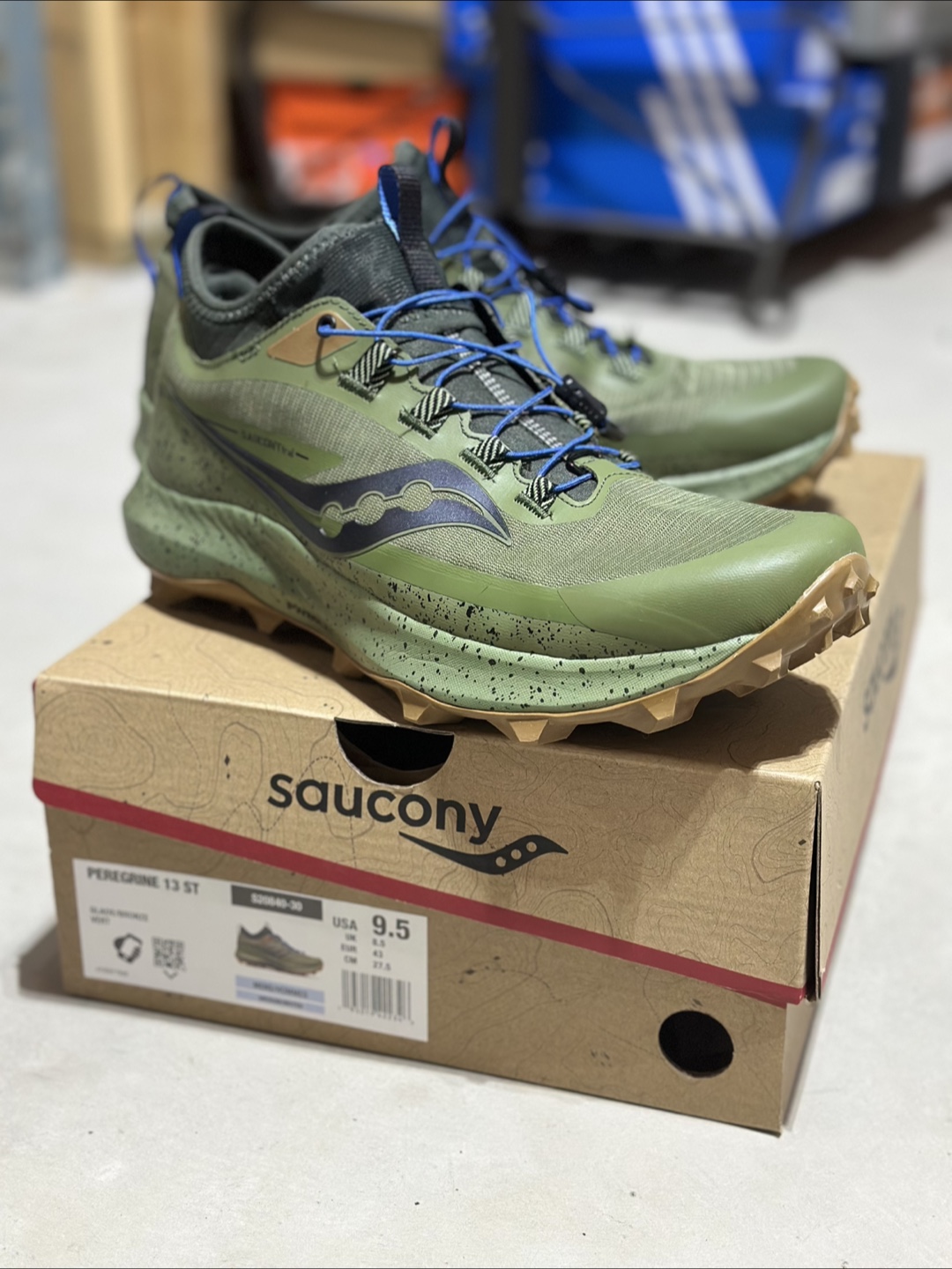 Saucony Peregrine 13 ST Trail Shoes, Size 9.5 US