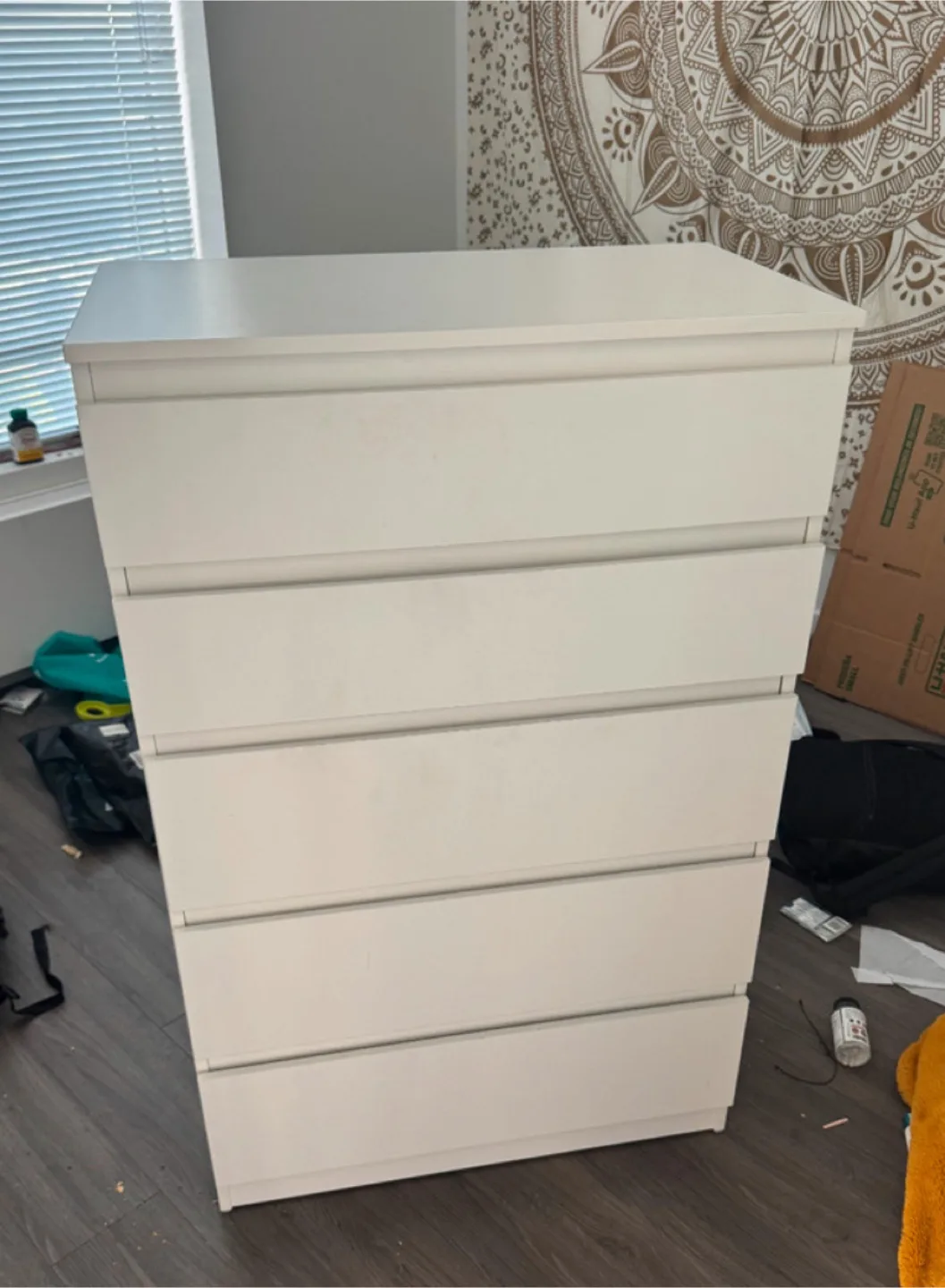 Ikea white  5 drawers dresser *FREE Delivery thumbnail
