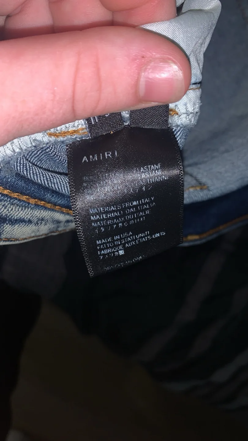 AMIRI Distressed Denim Jeans, Size 38 image indicator(6)