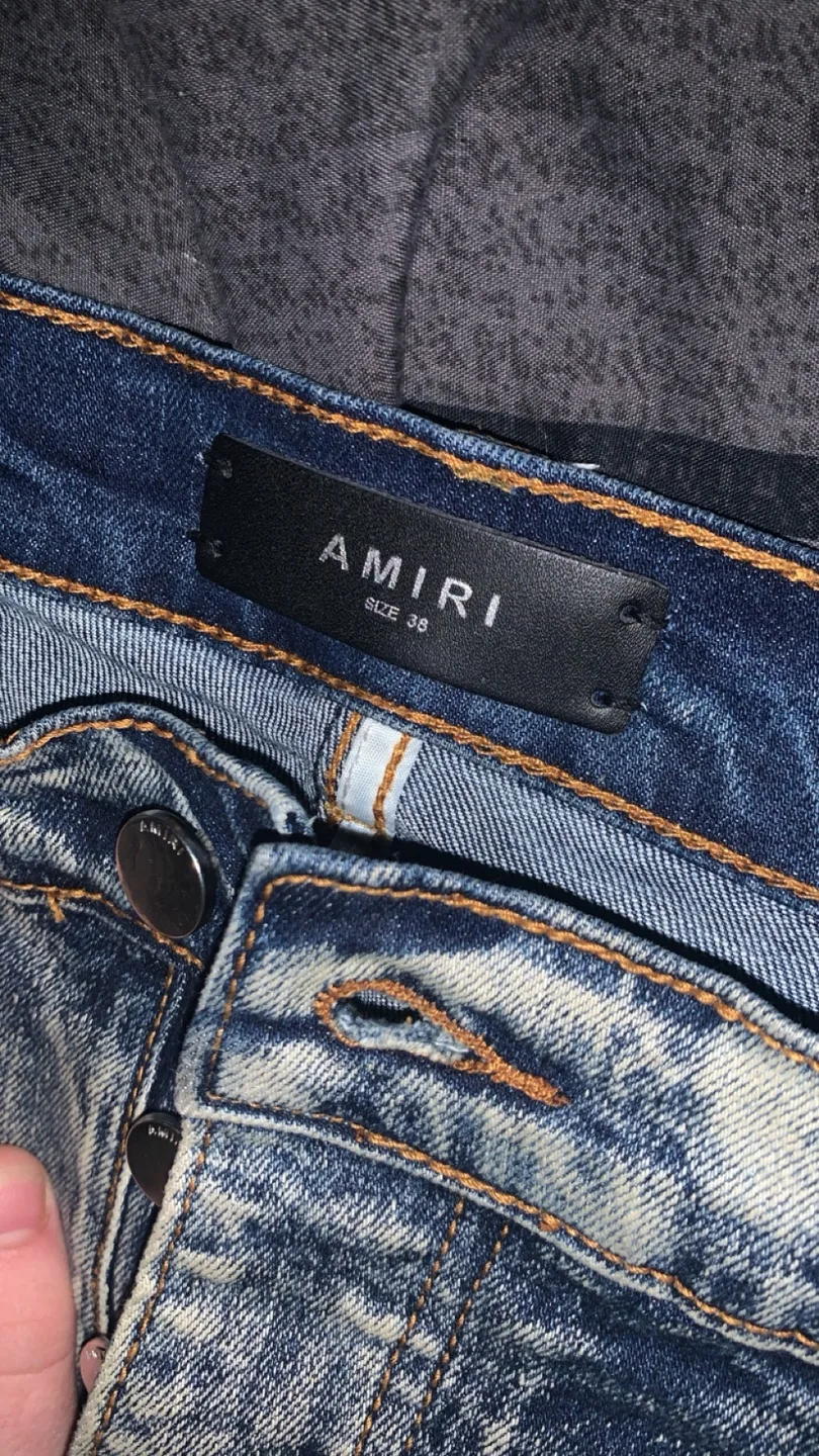 AMIRI Distressed Denim Jeans, Size 38 image indicator(5)