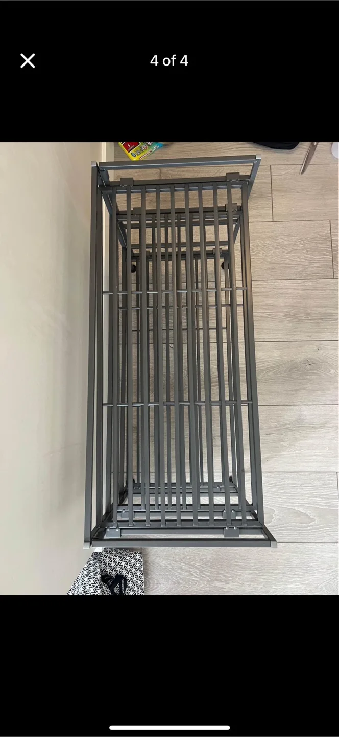 Seville Classics 3-Tier Shoe Rack - Ash Grey image indicator(4)