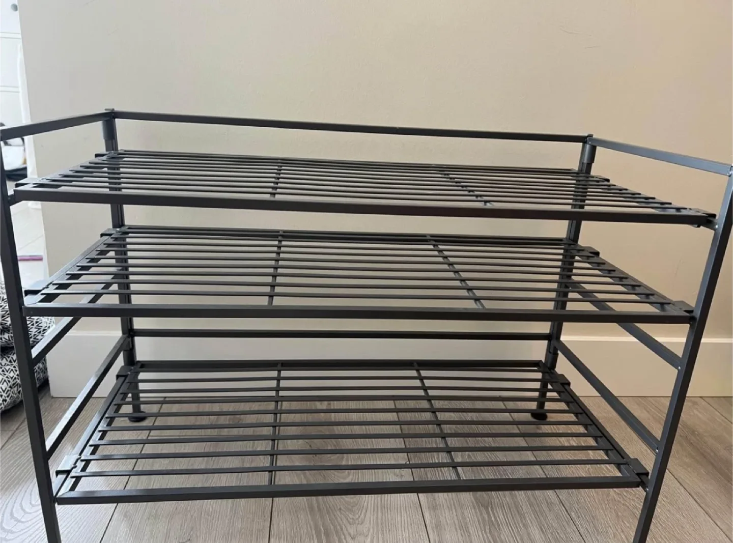 Seville Classics 3-Tier Shoe Rack - Ash Grey image indicator(3)