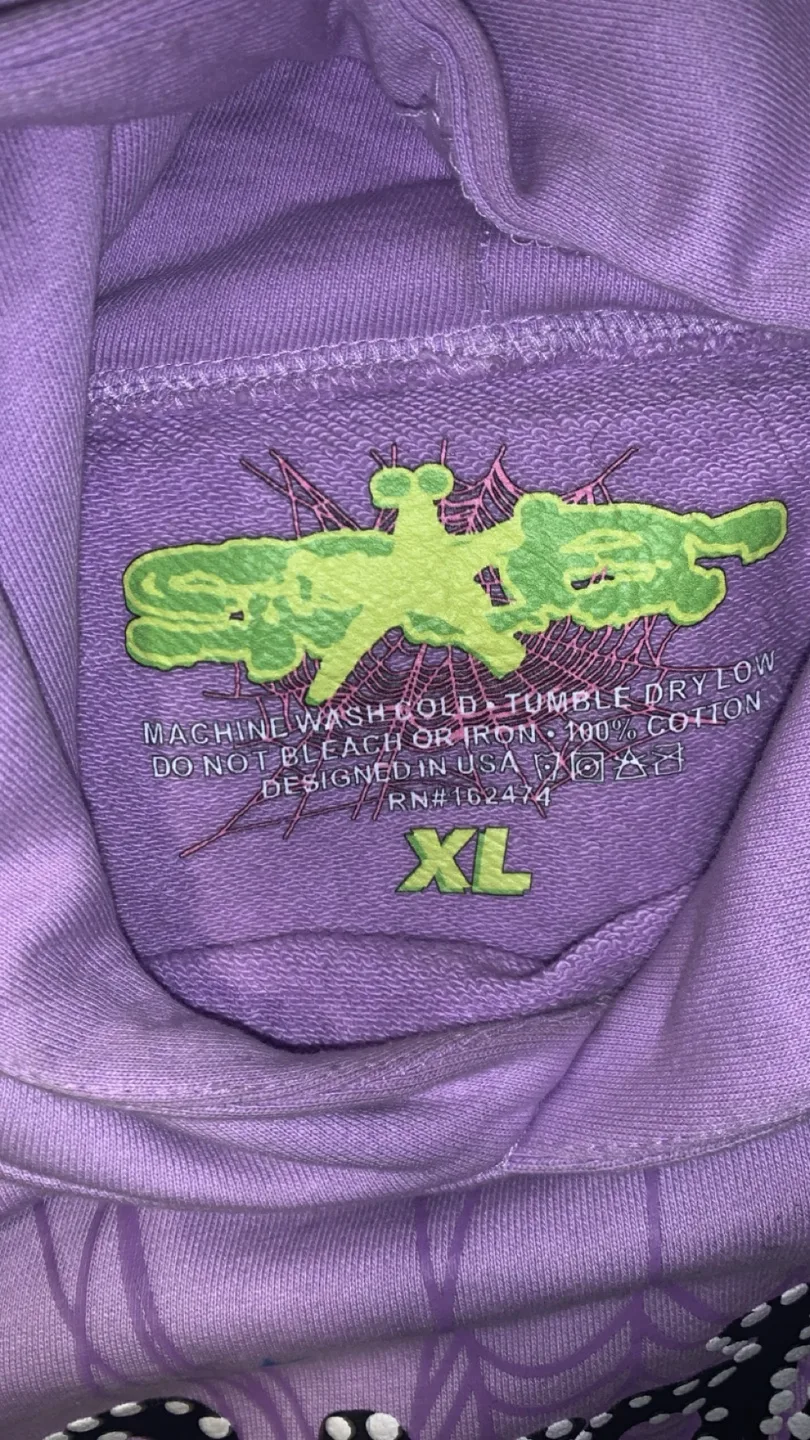 Spider Worldwide Hoodie - XL - Lilac image indicator(3)