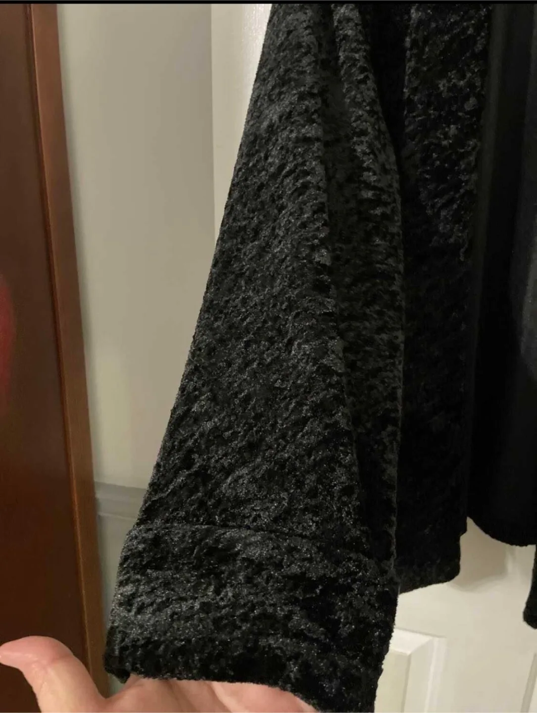 Connected Woman velvet Black formal jacket- Size 3X image indicator(5)