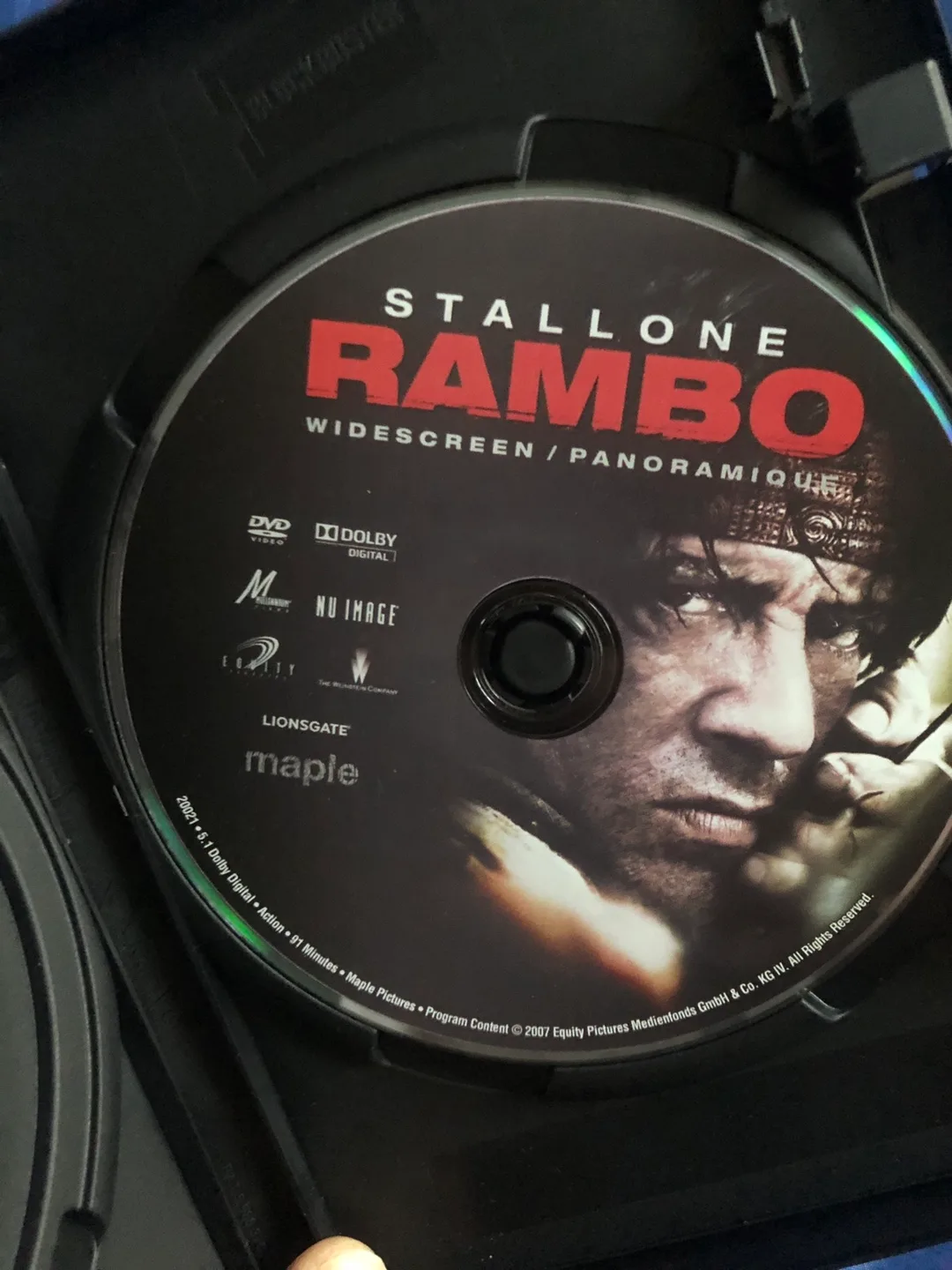 Rambo DVD - Stallone Action Movie image indicator(3)