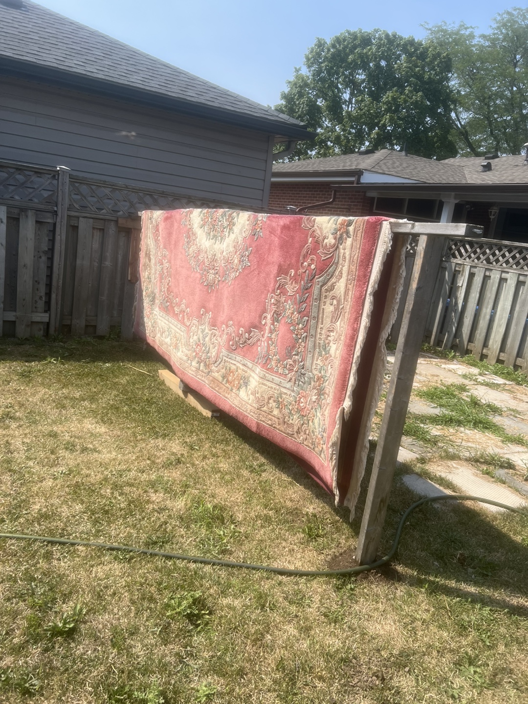 Red Patterned Area Rug