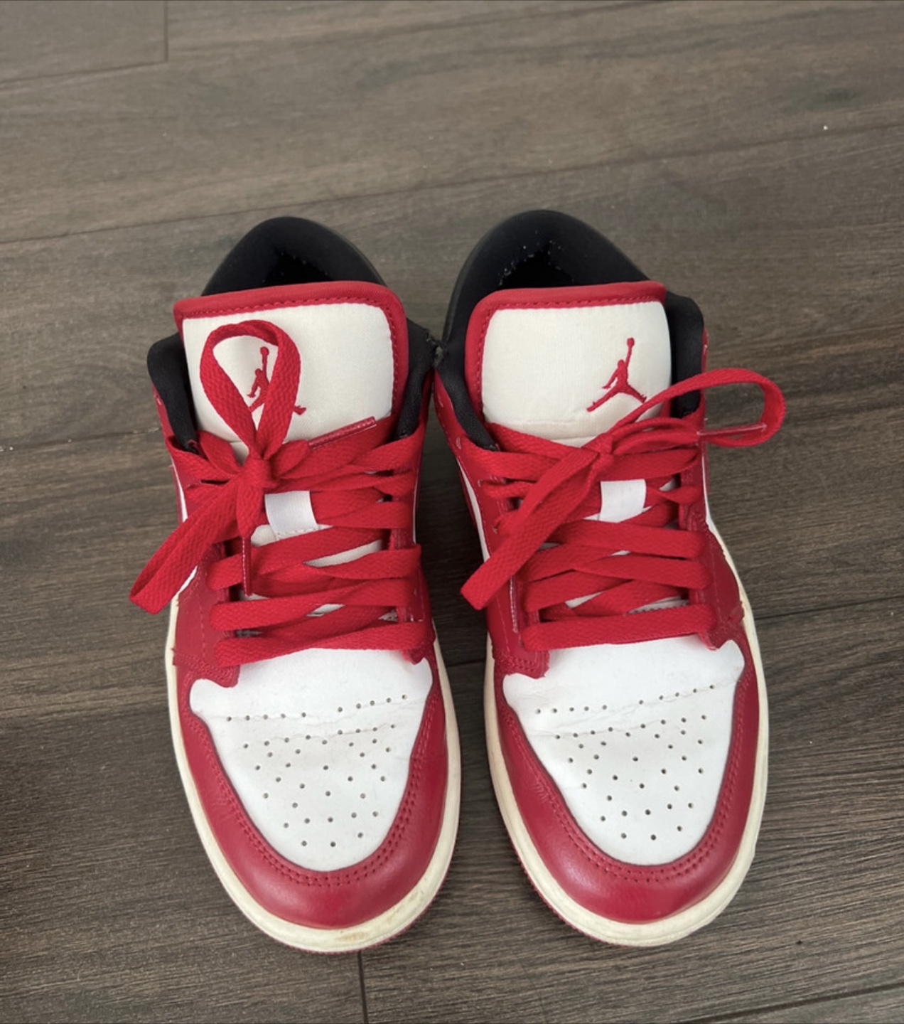 Nike Air Jordan 1 Low Red/White, US 6