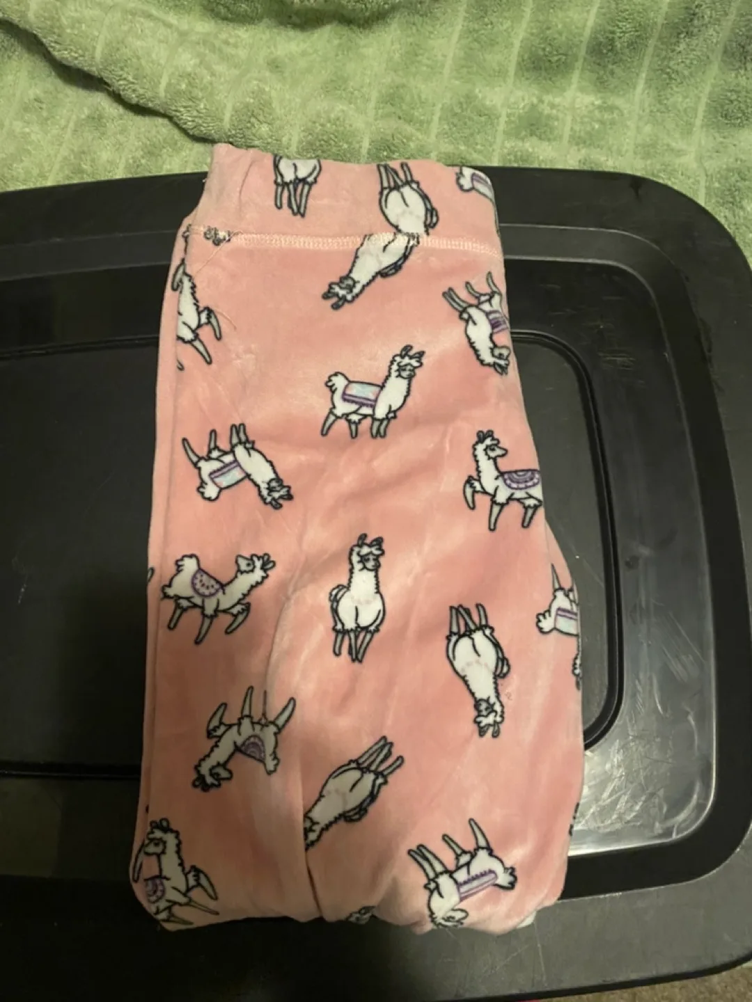 Llama Print pajama pants $10 thumbnail