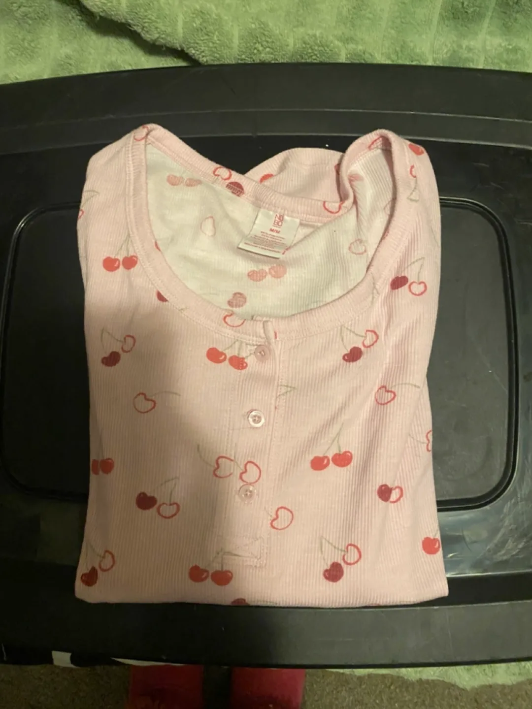 No Boundaries Pink Cherry Top - Size M thumbnail
