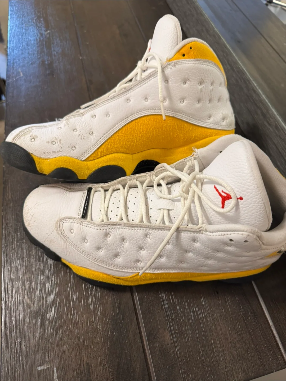 Air Jordan 13 Retro White/Yellow Size 12 Men thumbnail